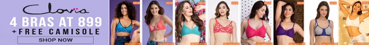 Clovia.com - Shop Quality & Stylish Bra Online at Lower Prices | 4 Bra Sets at Rs.899 